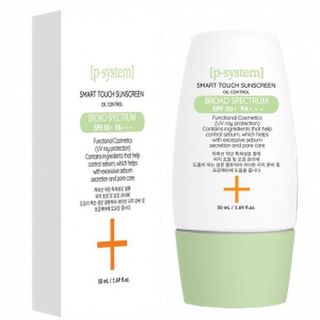 SMART TOUCH SUNCREEN OIL CONTROL 𝐊𝐄𝐌 𝐂𝐇𝐎̂́𝐍𝐆 𝐍𝐀̆́𝐍𝐆 DƯỠNG TRẮNG DA PSYSTEM DAMODE CHAI 50ML