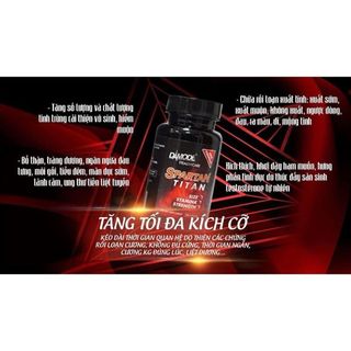 Thực Phẩm Chức Năng Hỗ Trợ Tăng Cường Sức Khỏe Sinh Lý Nam Giới Spartan Titan Damode Lọ 30 Viên
