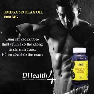 DAMODE OMEGA 369 VIÊN UỐNG CHĂM SÓC TIM MẠCH HỦ 60 VIÊN