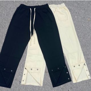 Quần thun suông nút bấm 3 màu