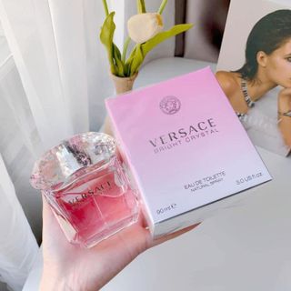 nước hoa Nữ Varsace Bright Crystal Hồng 90ml, quyến rũ, nữ tính
