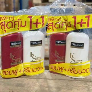 Combo gội xả TRESemmé đỏ chuẩn nội địa Thái Lan 400ml × 2