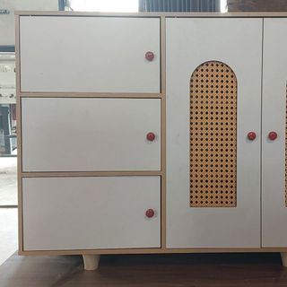 Tủ 1 mét có chân cửa mây
