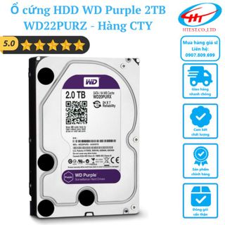 Ổ cứng HDD WD Purple 2TB WD10PURZ – chuyên camera hàng CTY giá sỉ
