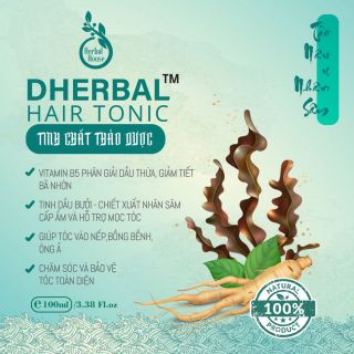 Dầu Gội Phục Hồi Tóc Hư Tổn - DHerbal Shampoo (300ml)