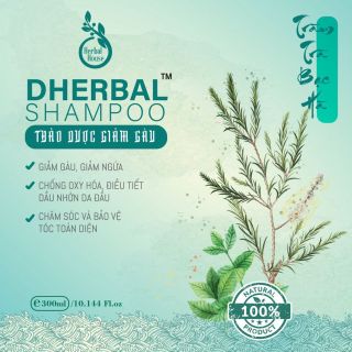 Dầu Gội Phục Hồi Tóc Hư Tổn - DHerbal Shampoo (300ml)