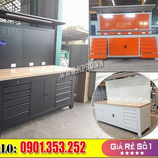 Tìm hiểu chung về cơ cấu bàn nguội có tủ đồ nghề bảng treo