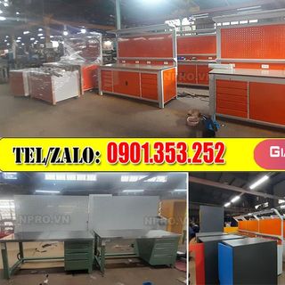 Tìm hiểu chung về cơ cấu bàn nguội có tủ đồ nghề bảng treo