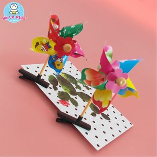 Kẹp tóc chong chóng 7 màu cho bé dễ thương, thời trang Hồ Lô Kids