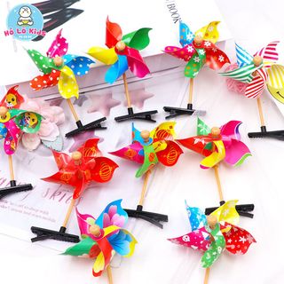 Kẹp tóc chong chóng 7 màu cho bé dễ thương, thời trang Hồ Lô Kids