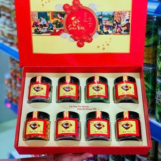 Hộp quà tết - Hộp mứt tết 8 món