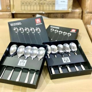 SET 5 THÌA INOX HÀNG NỘI ĐỊA ĐỨC ZWILLING KÈM HỘP ĐỰNG SANG TRỌNG CTB612 - BECHIP
