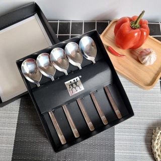 SET 5 THÌA INOX HÀNG NỘI ĐỊA ĐỨC ZWILLING KÈM HỘP ĐỰNG SANG TRỌNG CTB612 - BECHIP