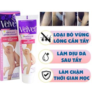 Kem tẩy lông Velvet Nga 100ml