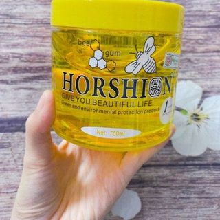 Sáp Wax lông Horshion con ong wax lạnh mật ong Hàn Quốc 750ml chưa có giấy wax