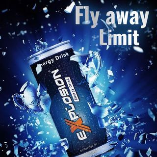 Nước tăng lực Explosion lon 250ml - Sản xuất tại Việt Nam - Explosion Energy Drink