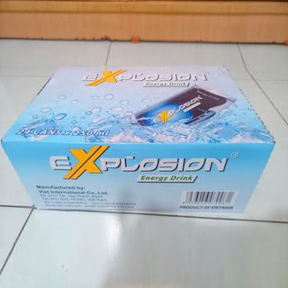 Nước tăng lực Explosion lon 250ml - Sản xuất tại Việt Nam - Explosion Energy Drink