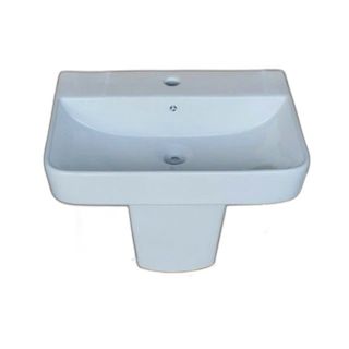 Lavabo treo tường thiết kế sang trọng, cấu trúc 2 khối chân lửng, có 2 màu trắng và đen mã S601T