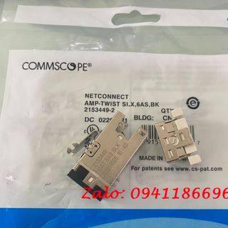 Sẵn kho Ổ cắm mạng Commscope AMP XG Cat6A Modular Jack 10G