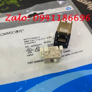 Sẵn kho Ổ cắm mạng Commscope AMP XG Cat6A Modular Jack 10G