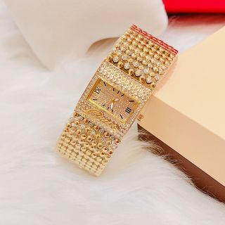 Đồng hồ nữ vuông full đá
