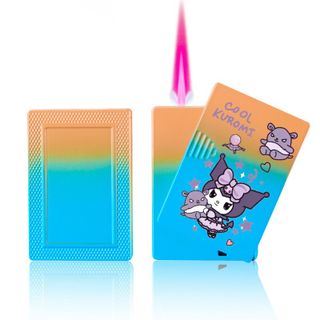 BẬT LỬA KHÈ HÌNH LÁ BÀI KUROMI MÀU CẦU VÒNG - XÀI GAS