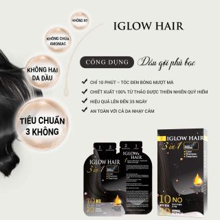DẦU GỘI PHỦ BẠC HÀN QUỐC IGLOW HAIR