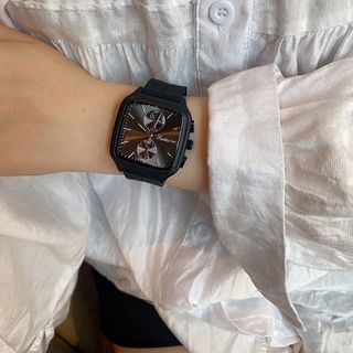 Đồng hồ da nữ Scottie vuông mẫu mới