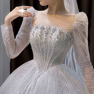 Váy cô dâu tùng xoè siêu sang giá sỉ