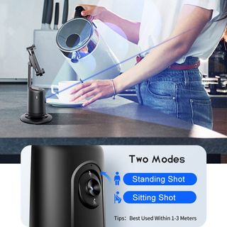 Gimbal AI Kiêm Giá Đỡ Điện Thoại P01 - Cảm Biến Thông Minh Nhận Diện Khuôn Mặt - Xoay 360°