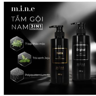 TẮM GỘI 3 IN 1 HƯƠNG NƯỚC HOA MINE ORIGINAL 480GR