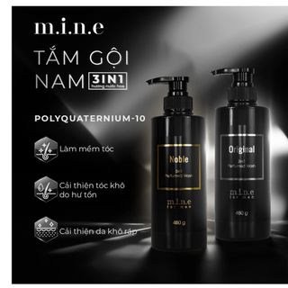 TẮM GỘI 3 IN 1 HƯƠNG NƯỚC HOA MINE ORIGINAL 480GR