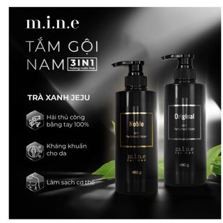 TẮM GỘI 3 IN 1 HƯƠNG NƯỚC HOA MINE ORIGINAL 480GR