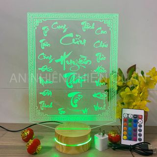 Đèn led a di đà phật