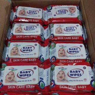 [Thùng 50 gói] Khăn ướt Baby Wipes 80gr
