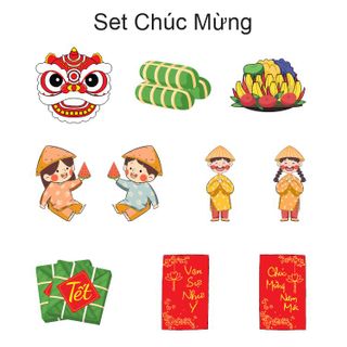 Trang trí tết- sỉ  10set