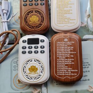 Máy niệm Phật mini 54 bài có khe gắn thẻ