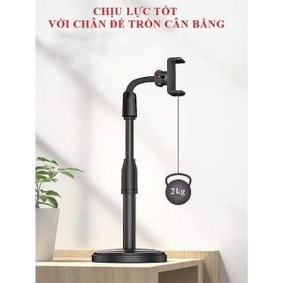 Giá Đỡ Kẹp Điện Thoại Microphone Stands L08 Đế Tròn Để Bàn