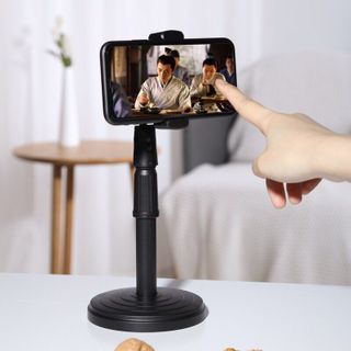 Giá Đỡ Kẹp Điện Thoại Microphone Stands L08 Đế Tròn Để Bàn