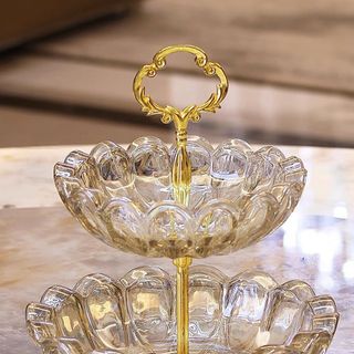 Khay đựng bánh kẹo thuỷ tinh pha Lê