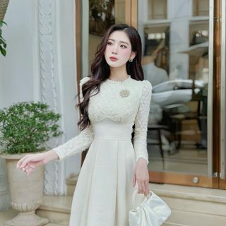 Đầm bố xịn xò ren cao cấp