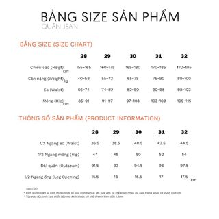 JEAN SLIMFIT SIÊU thấm hút, co giãn, hạn chế rút vải và xù lông Q05-002