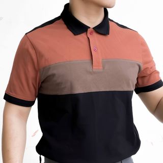 Áo Polo Basic Vải Cotton Cá Sấu Co Giãn, Thoáng khí, Phối Màu Trẻ Trung - A02-238