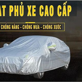 Bạt phủ ô tô - xe hơi 3 lớp tráng nhôm cách nhiệt DÀNH CHO CÁC LOẠI XE