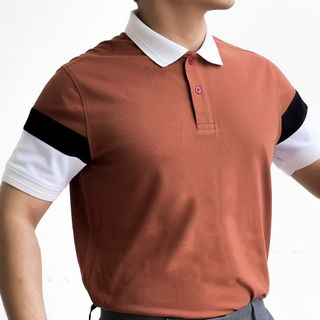 Áo POLO Basic Vải Cá Sấu Co Giãn, Thoáng khí, Phối Màu Trẻ Trung - A02-236