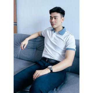 Áo POLO COTTON SKR SIÊU thấm hút, bền màu, hạn chế rút vải và xù lông A02-214