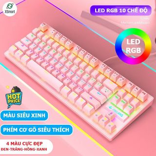 Bàn Phím Cơ Máy Tính Crack K2 PRO Led RGB 10 Chế Độ Khác Nhau