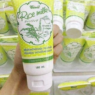 Sửa rửa mặt gạo Thái Lan 180ml nội địa chính hãng