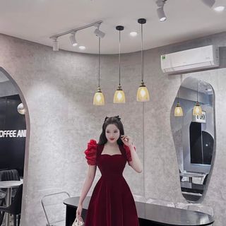 Váy nhung cao cấp