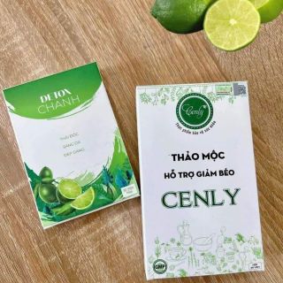 Giảm cân cenly mẫu mới tặng detox chanh cam kết chính hãng